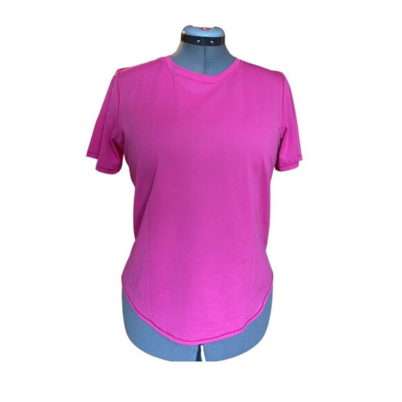 Lululemon Athletica Pink Lightweight Short Sleeve T-Shirt - Picture 1 of 12